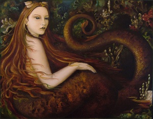 mermaid by Katrina Sesum. See more of Katrina's work at: http://katrinasesum.com/watercolour.html